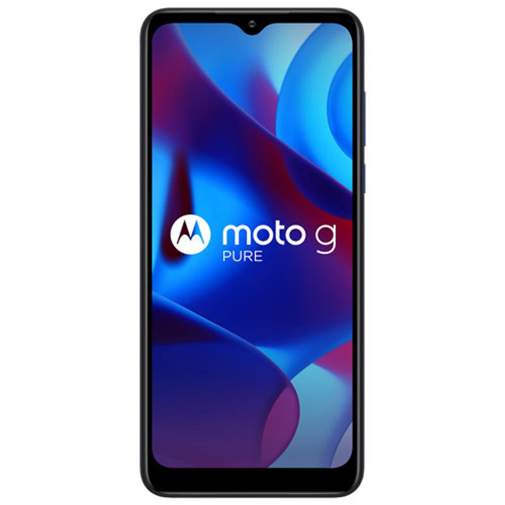 TELUS Motorola Moto G Pure 32GB - Deep Indigo - Monthly Financing