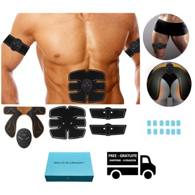 LOOKEE LK113 Premium LED 4-Channel Tens Unit EMS Massage Muscle Stimulator for Pain Relief Therapy | Electric Pulse Massager