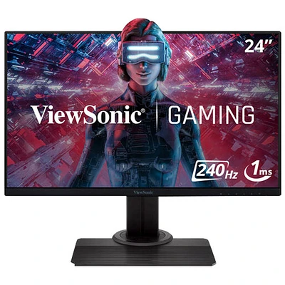 Moniteur de jeu 23.8 po DEL IPS HD intégrale 1 ms gris à gris FreeSync 240 Hz de Viewsonic (XG2431) - Noir