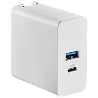 Insignia Dual Port 32W USB-A / USB-C Wall Charger - White