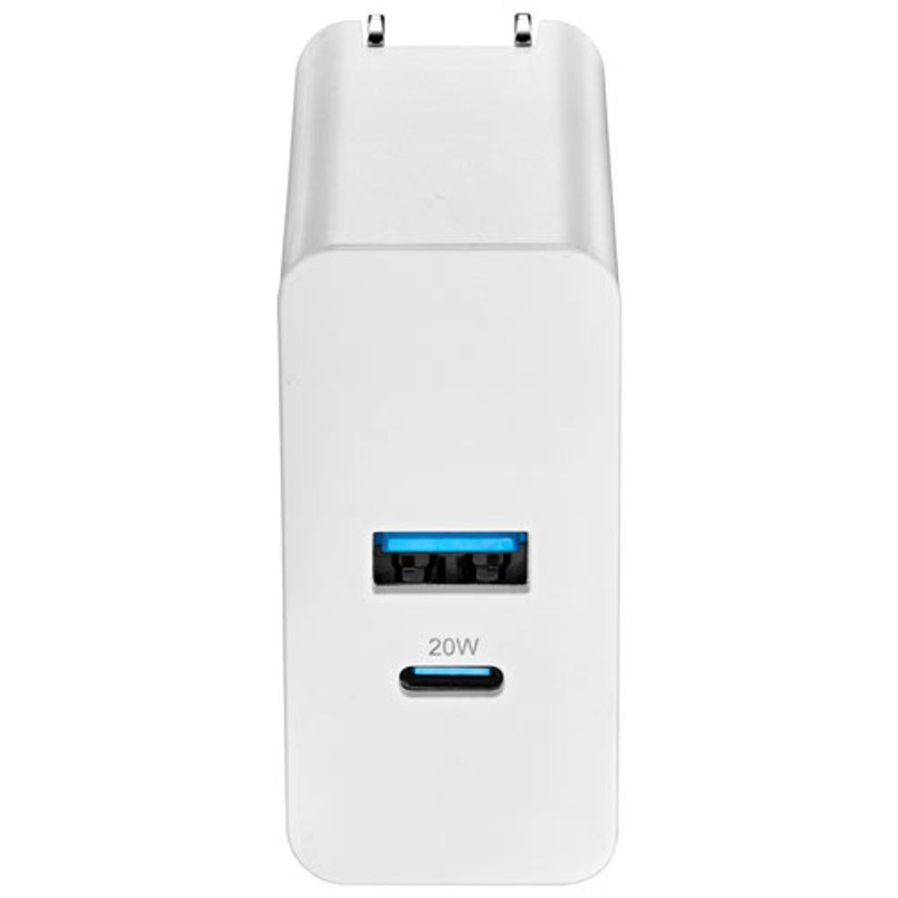 Insignia Dual Port 32W USB-A / USB-C Wall Charger - White