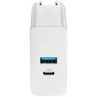 Insignia Dual Port 32W USB-A / USB-C Wall Charger - White