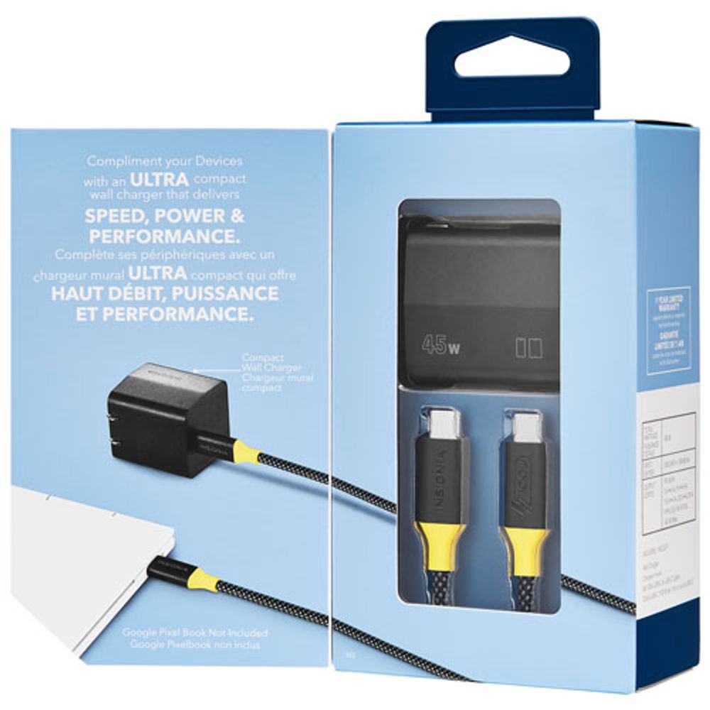 Insignia 45W USB-C Wall Charger (NS-PW345C1B22B-C) - Only at Best Buy