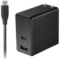 Insignia 72.5W USB-C Wall GaN Charger with USB-A Port (NS-PW372AC1B22B-C) - Only at Best Buy