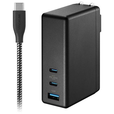 Insignia 112W 3-Port USB-C/USB-A Wall Charger with USB Cable (NS-PW3X1A1C2B22B-C) - Only at Best Buy