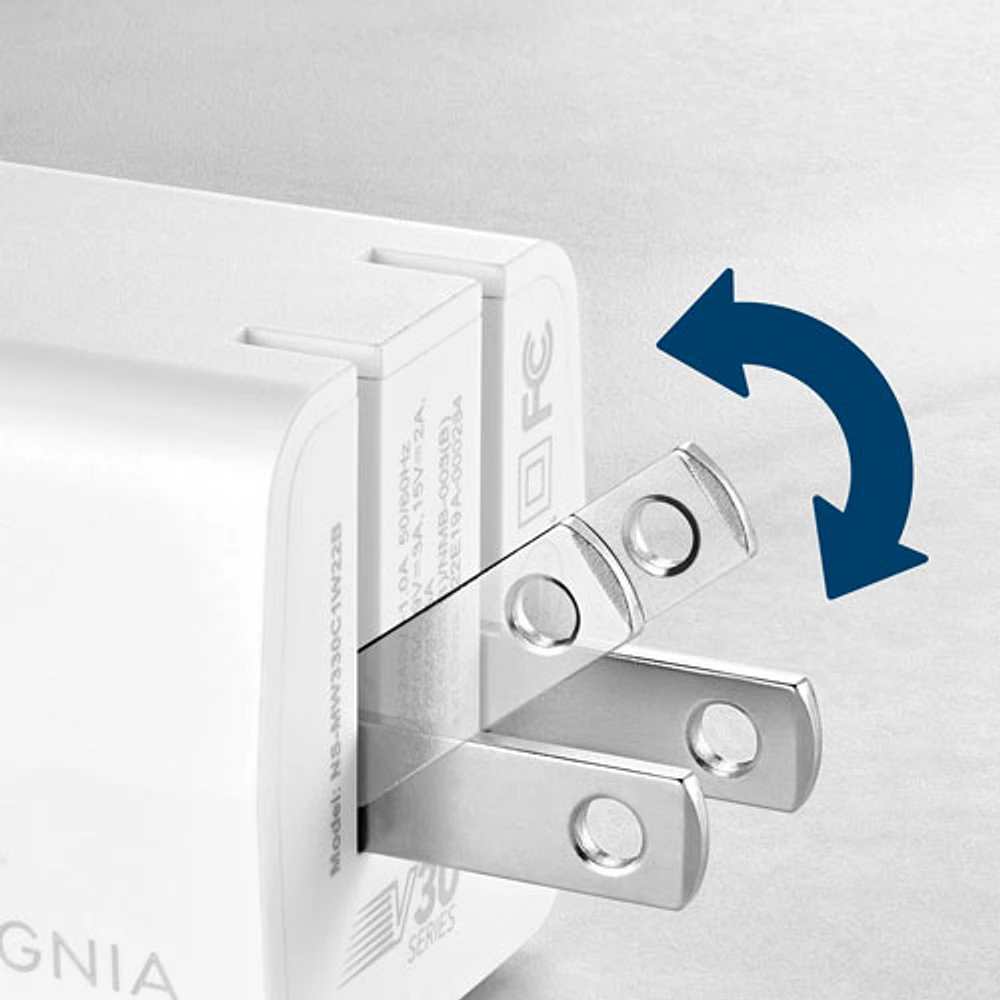 Chargeur mural USB-C de 30 W d'Insignia - Blanc