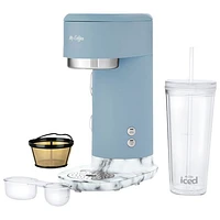 Mr. Coffee Iced+ Designer Series Single Serve Coffee Maker - Blue/Faux Marble