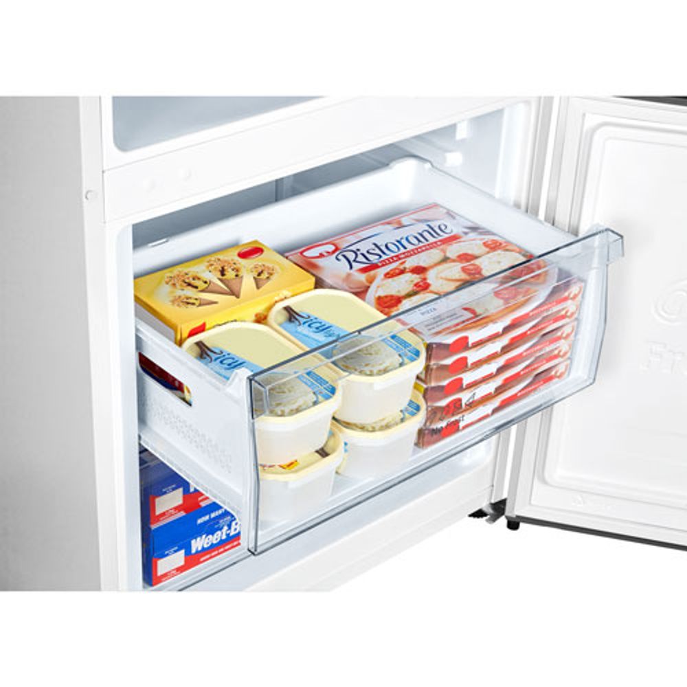 Hisense 28" 14.7 Cu. Ft. Counter-Depth Bottom Freezer Refrigerator (RB15A2CWE) - White