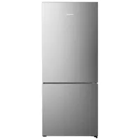 Hisense 28" 14.7 Cu. Ft. Counter-Depth Bottom Freezer Refrigerator (RB15A2CSE) - Titanium