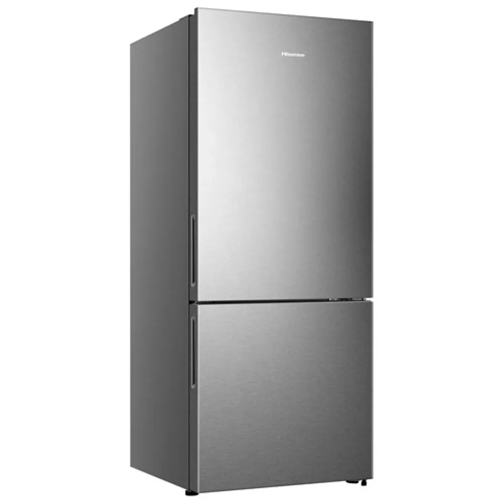 Hisense 28" 14.7 Cu. Ft. Counter-Depth Bottom Freezer Refrigerator (RB15A2CSE) - Titanium