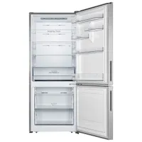 Hisense 28" 14.7 Cu. Ft. Counter-Depth Bottom Freezer Refrigerator (RB15A2CSE) - Titanium