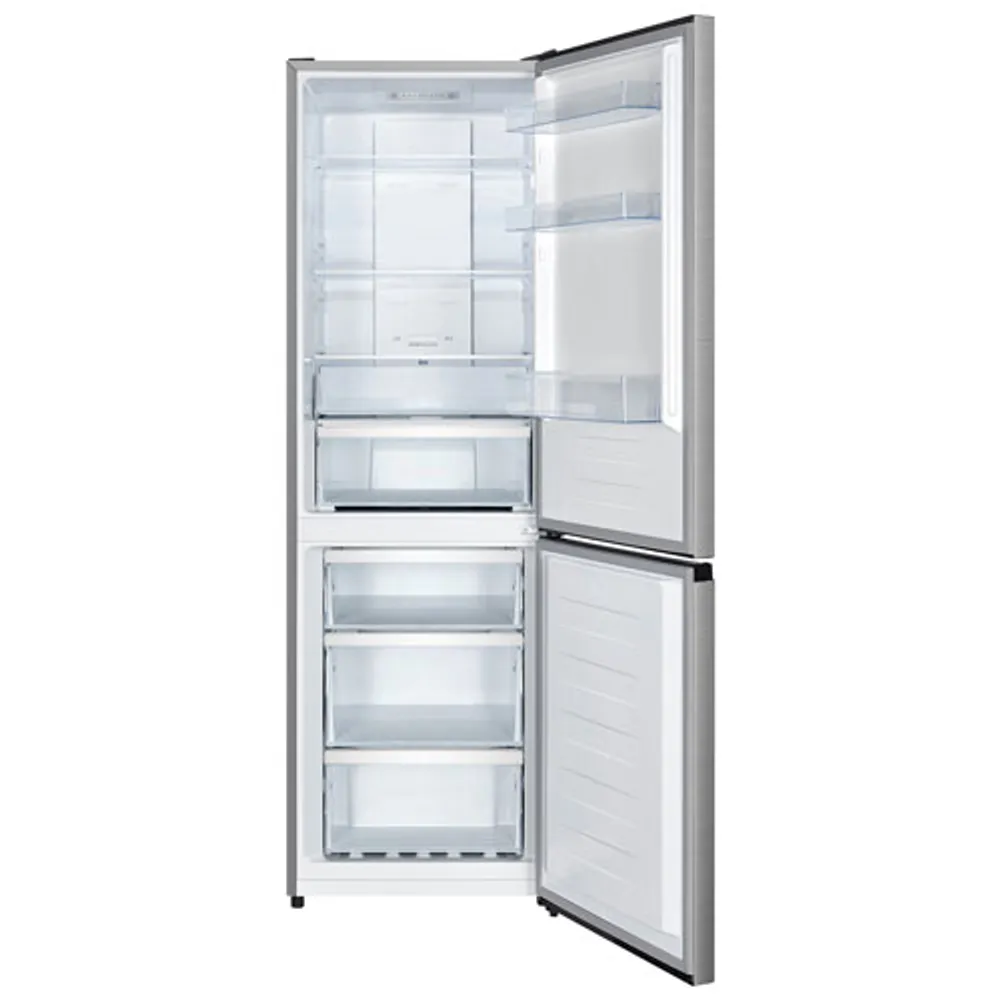 Hisense 24" 10.8 Cu. Ft. Counter-Depth Bottom Freezer Refrigerator (RB12A2CSE) - Titanium