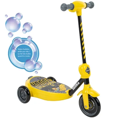 Huffy Tonka Bubble Scooter Kids' Battery Ride-On, Yellow, 6V