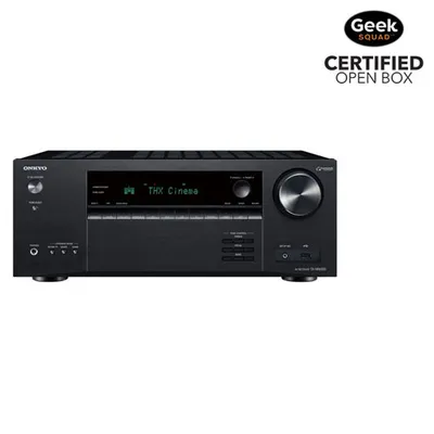 Open Box - Onkyo TX-NR6100 7.2 Channel 8K Ultra HD Network AV Receiver