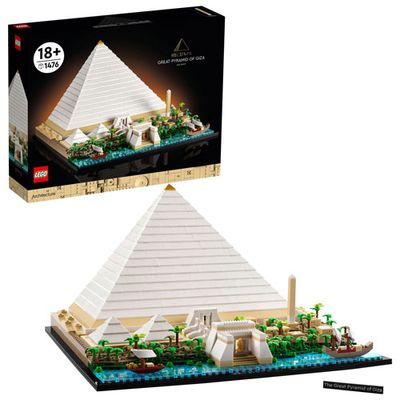 LEGO Architecture: Great Pyramid of Giza - 1476 Pieces (21058)