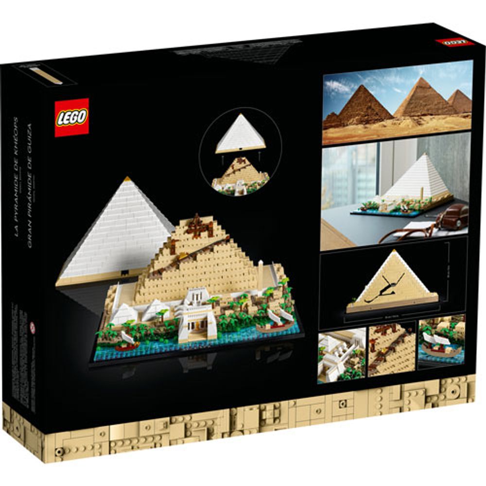 LEGO Architecture: Great Pyramid of Giza - 1476 Pieces (21058)