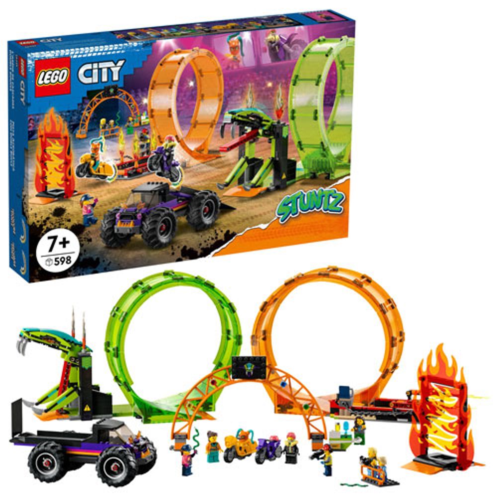 LEGO City Stuntz: Double Loop Stunt Arena - 598 Pieces (60339)