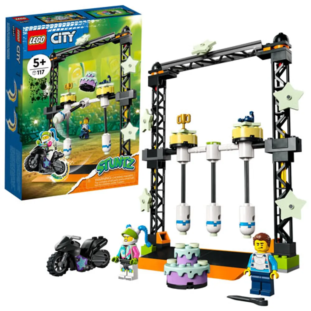 LEGO City Stuntz: The Knockdown Stunt Challenge - 117 Pieces (60341)