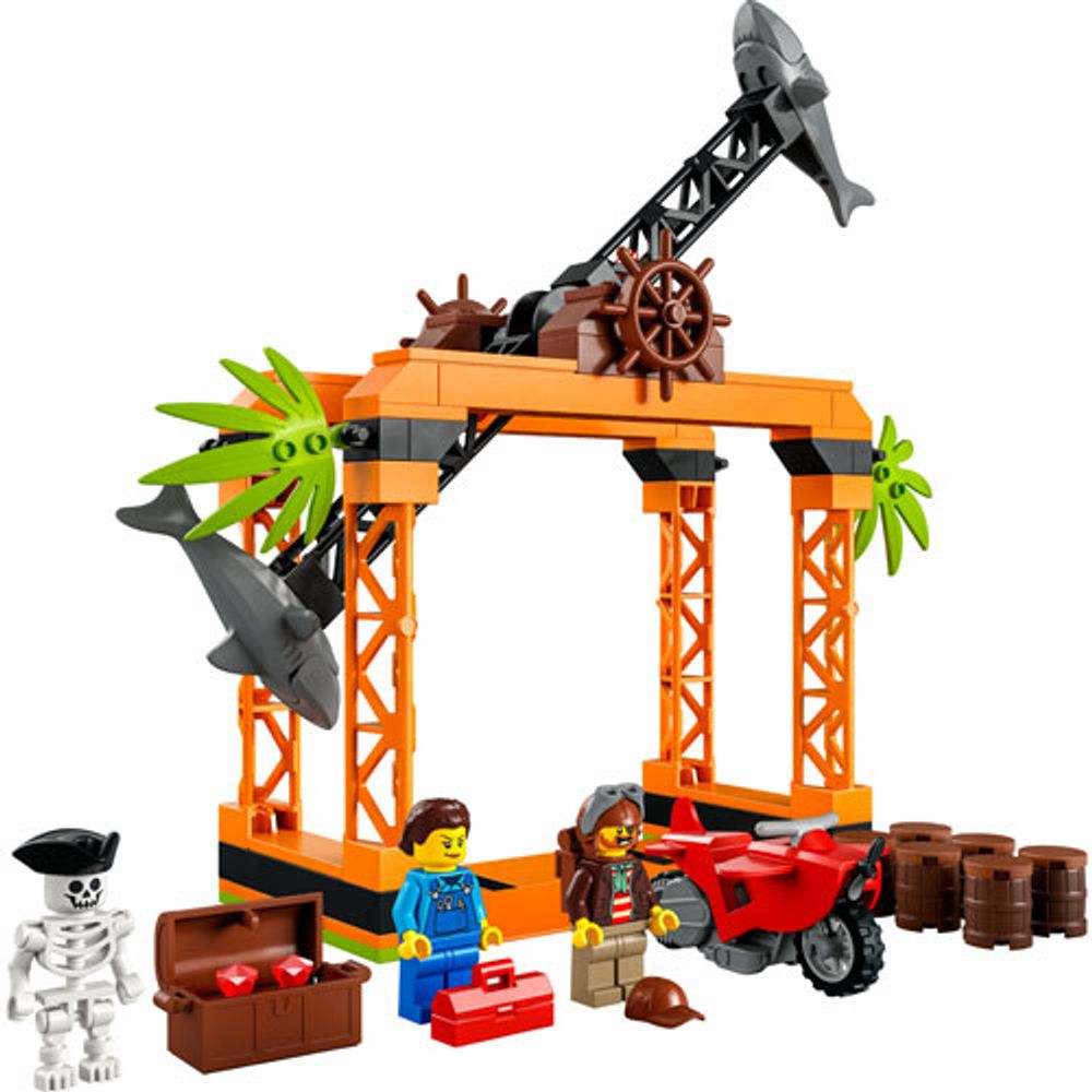 LEGO City Stuntz: The Shark Attack Stunt Challenge - 122 Pieces (60342)