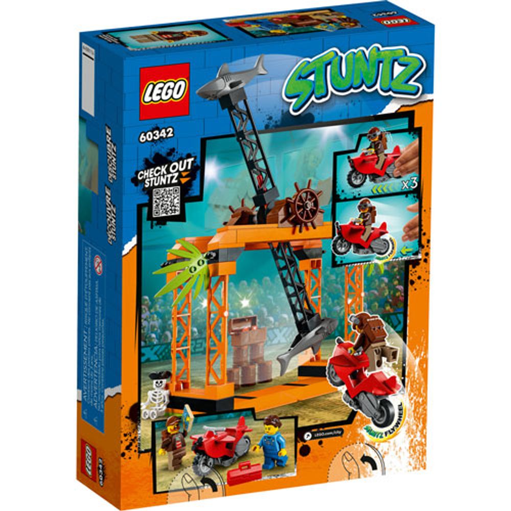 LEGO City Stuntz: The Shark Attack Stunt Challenge - 122 Pieces (60342)