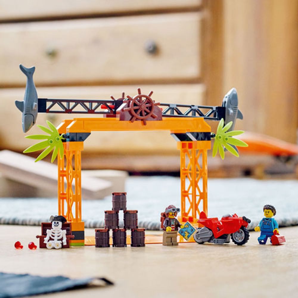 LEGO City Stuntz: The Shark Attack Stunt Challenge - 122 Pieces (60342)