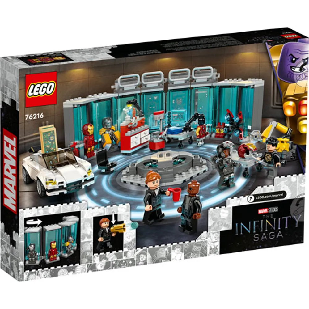 LEGO Marvel: Iron Man Armory - 496 Pieces (76216)