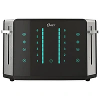 Oster Touchscreen Toaster - 4-Slice - Black/Stainless Steel