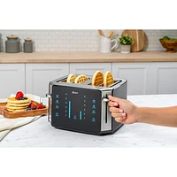 Oster Touchscreen Toaster - 4-Slice - Black/Stainless Steel