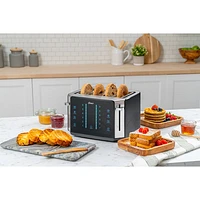 Oster Touchscreen Toaster - 4-Slice - Black/Stainless Steel