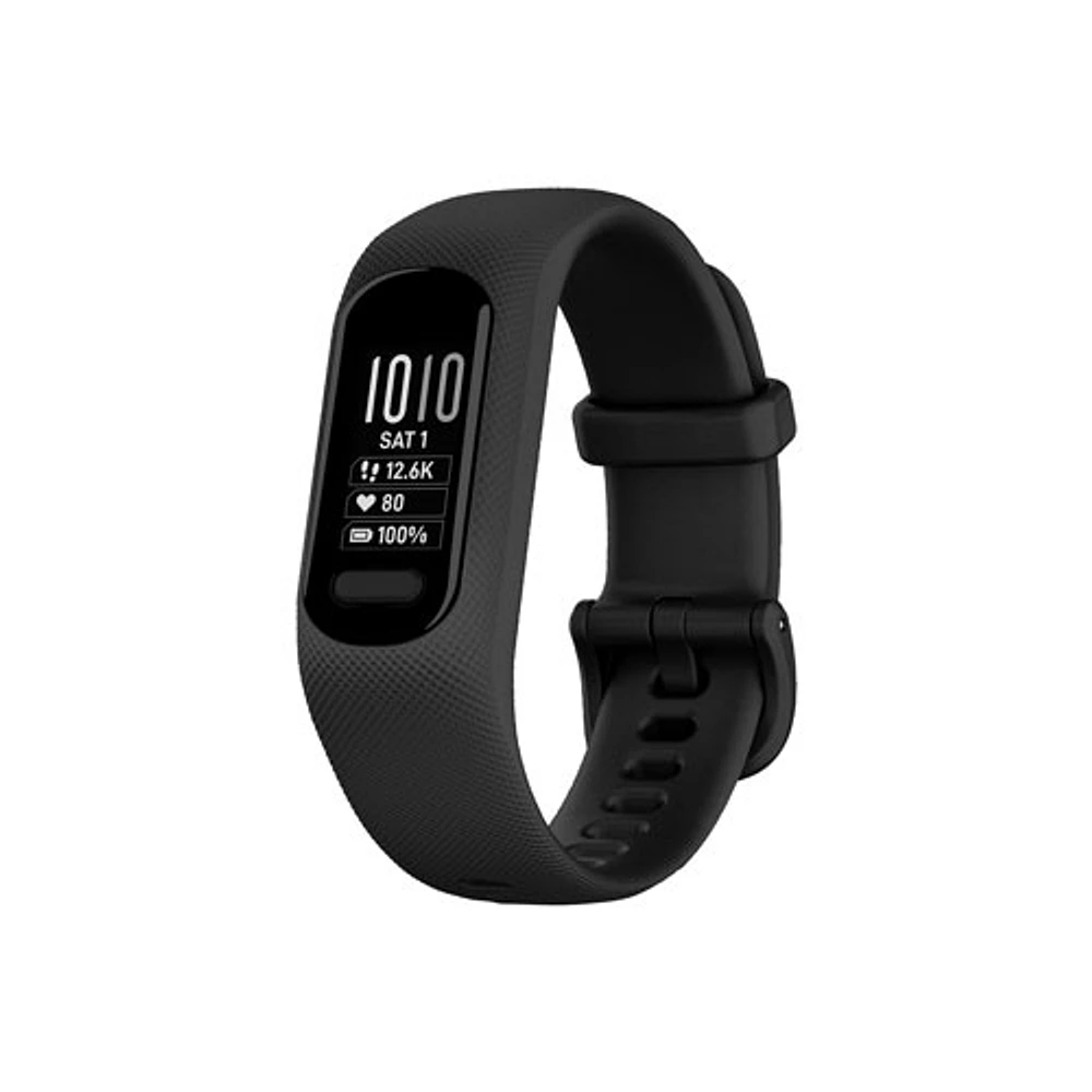 Moniteur de mise en forme et de fréquence cardiaque vivosmart 5 de Garmin - Petit/Moyen - Noir