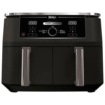 Ninja Foodi 4-in-1 Dual Zone Air Fryer - 9.46kg/10Qt - Black
