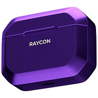 Écouteurs boutons de jeu 100 % sans fil à isolation sonore de Raycon - Violet