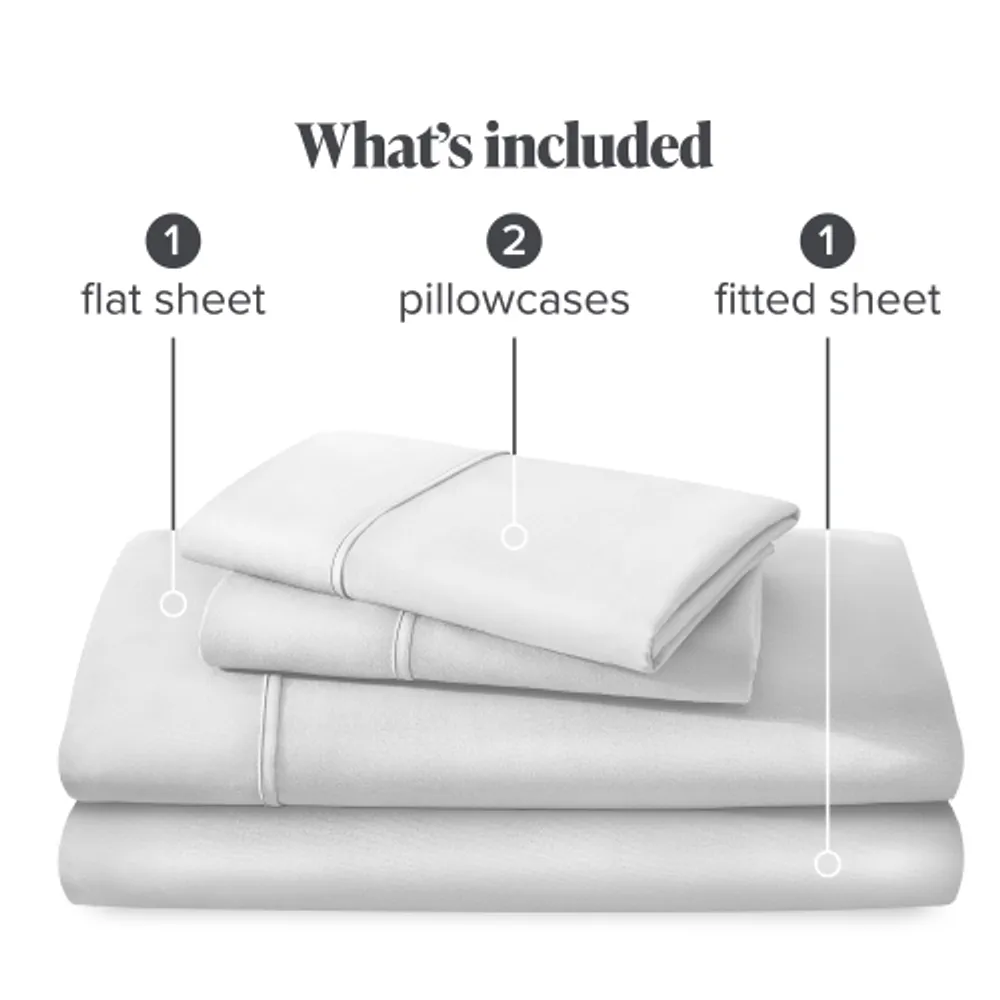 Bare Home Dual Pocket Microfiber Sheet Set - Queen - Gray