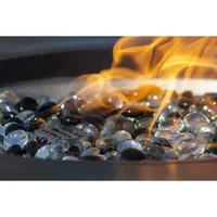 Paramount Ben Freestanding Propane Fire Pit Table - 25,000 BTU - Bronze