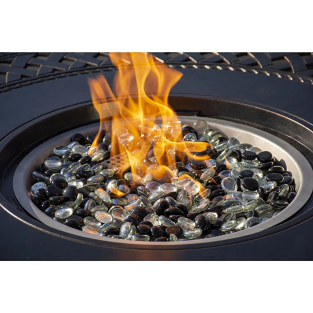 Paramount Ben Freestanding Propane Fire Pit Table - 25,000 BTU - Bronze