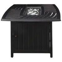 Paramount Dylan Rectangle Convertible Fire Pit Table - 45,000 BTU