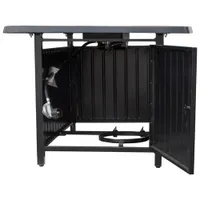 Paramount Dylan Rectangle Convertible Fire Pit Table - 45,000 BTU