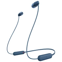 Écouteurs boutons Bluetooth WIC100 de Sony - Bleu