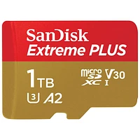 Carte mémoire microSD 1 To 200 Mo/s Extreme Plus de SanDisk