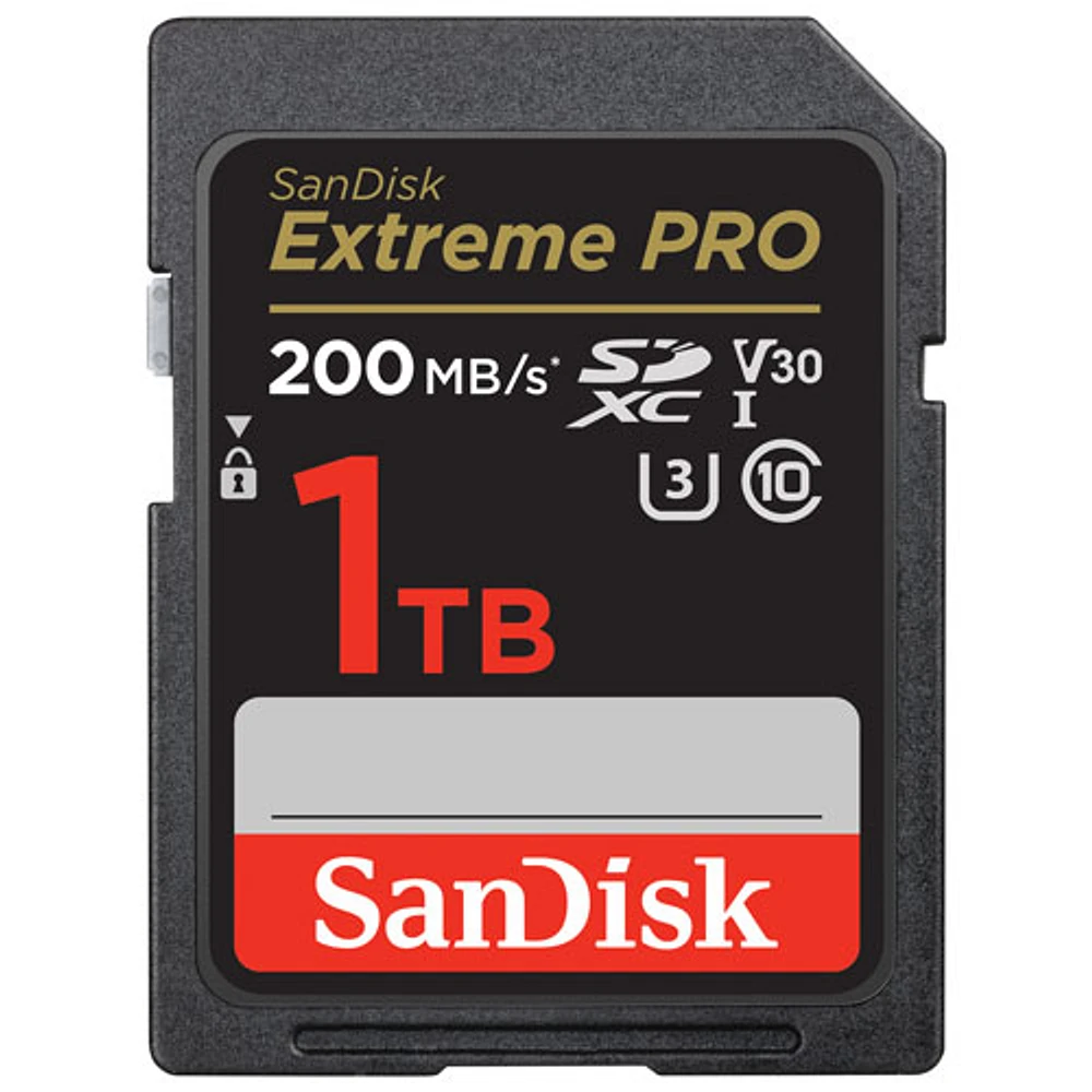 SanDisk Extreme Pro 1TB 200MB/s SDXC Memory Card