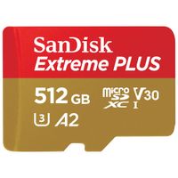 SanDisk Extreme Plus 512GB 200MB/s microSD Memory Card