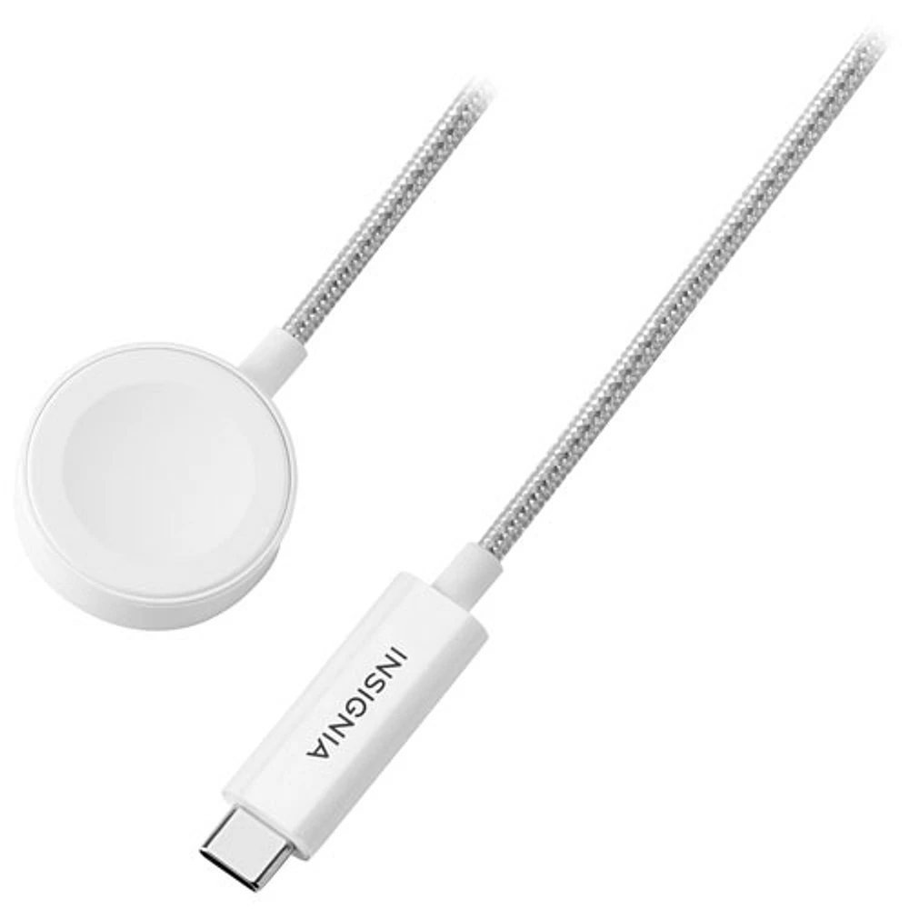 Câble magnétique chargeur à USB-C de 1,2 m (4 pi) d'Insignia pour Apple Watch - Exclusivité de Best Buy