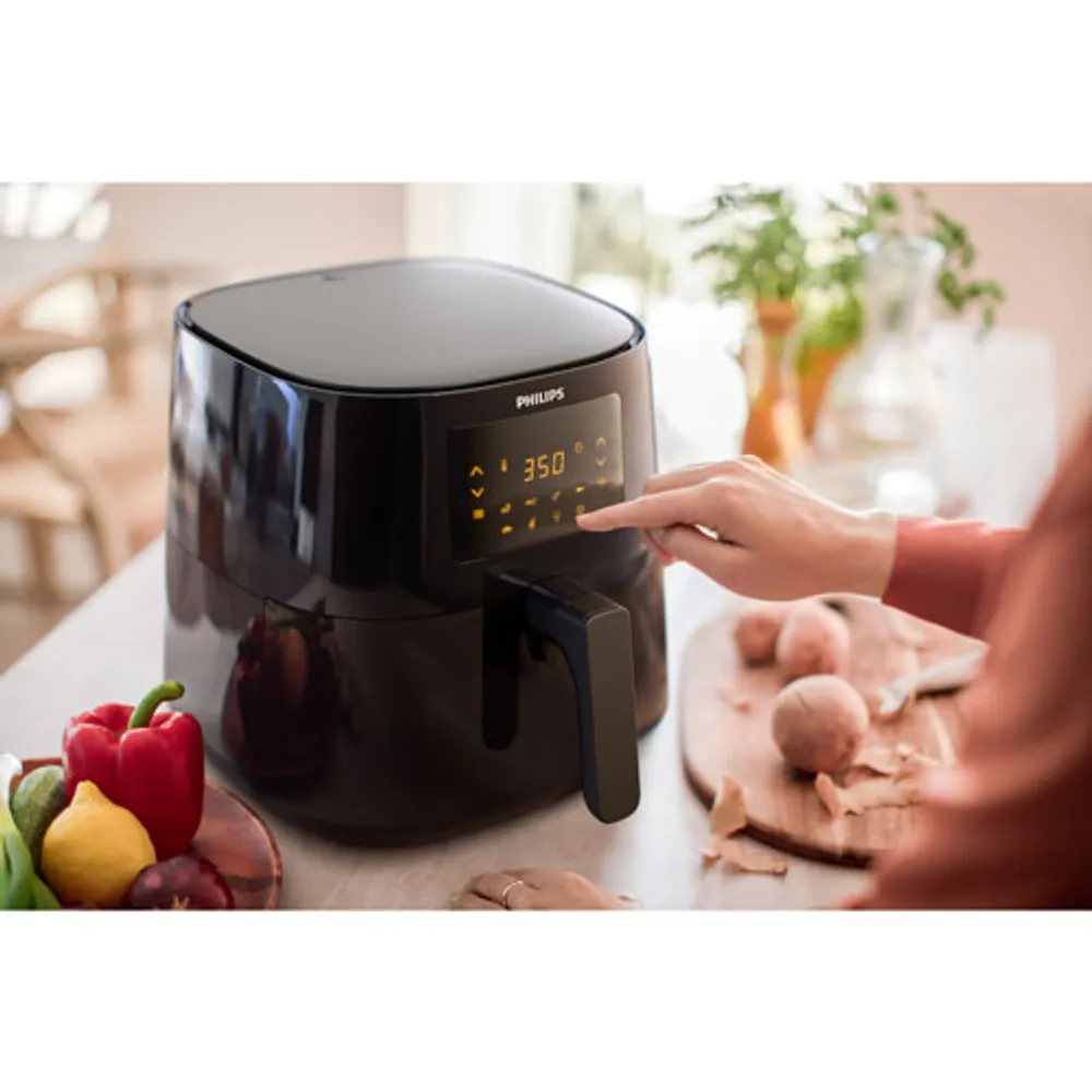 Philips Essential Connected XL Air Fryer - 1.2 kg/6.5Qt - Black