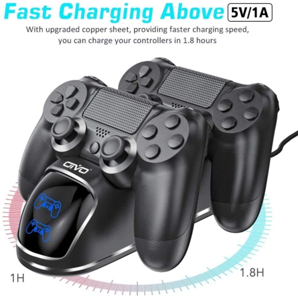 ALBERTATECH PS4 Controller Charger, Controller Charging Dock for Playstation 4 Controller, Dual Controller Charger | Coquitlam Centre