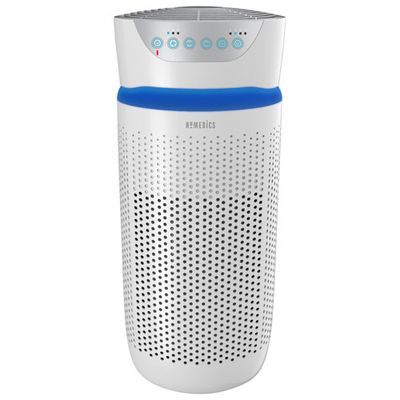 HoMedics TotalClean 5-in-1 Tower Air Purifier with HEPA Filter - White