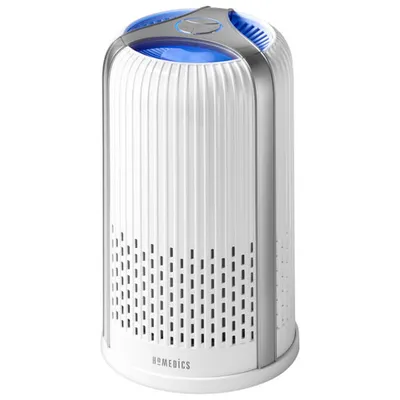 HoMedics TotalClean 4-in-1 Tower Air Purifier with HEPA Filter - White