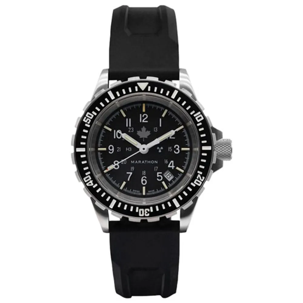 Marathon Grey Maple Search & Rescue Diver 41mm Automatic Watch - Black