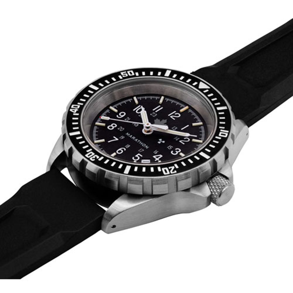 Marathon Grey Maple Search & Rescue Diver 41mm Automatic Watch - Black