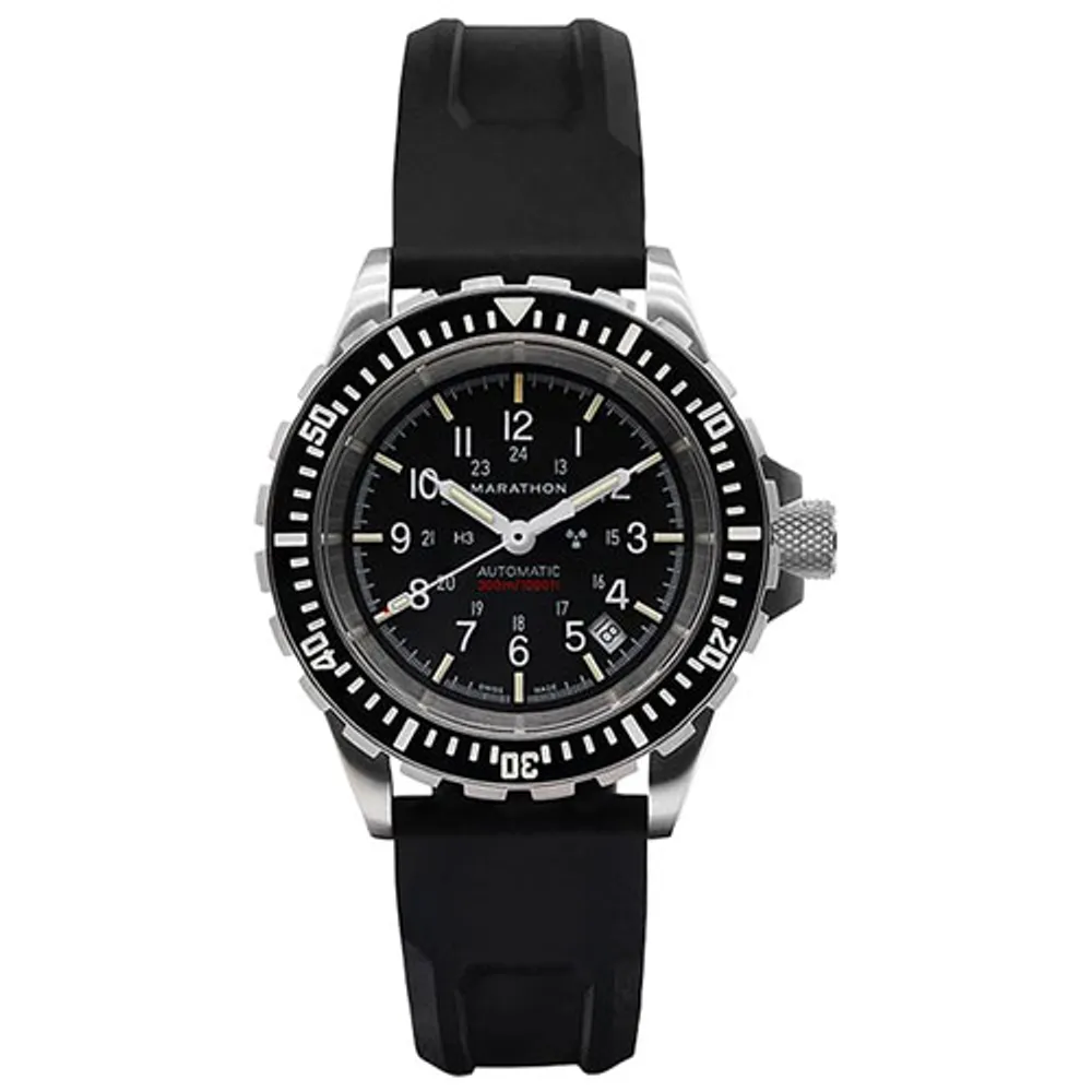 Marathon Search & Rescue Diver 41mm Automatic Watch - Black