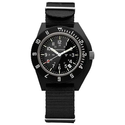 Marathon Military Navigator Pilot Quartz 41mm Watch with Date